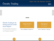 Tablet Screenshot of ostrabytrading.se